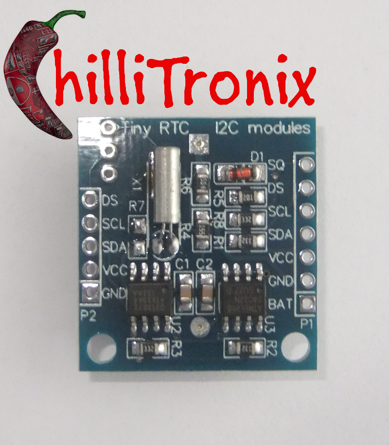 Tiny RTC Real Time Clock with DS1307 and 24C32
